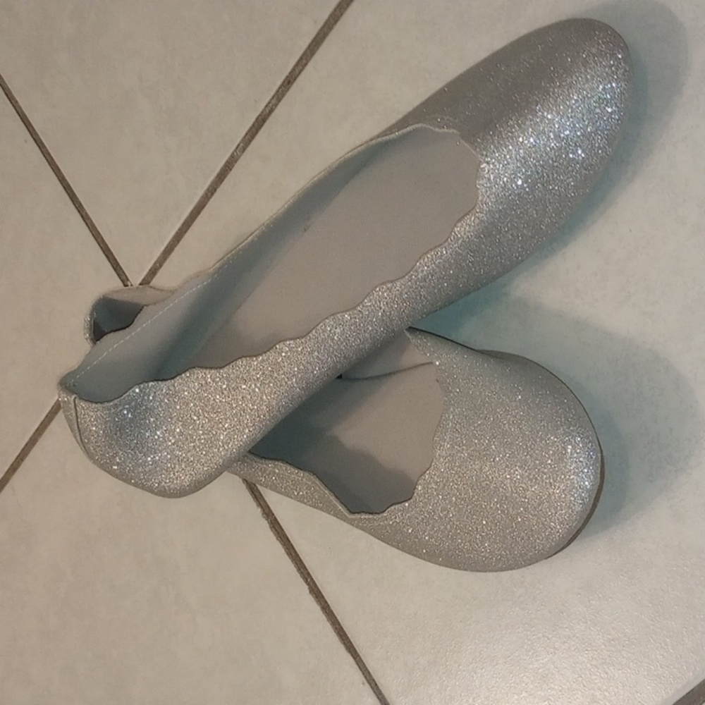 Sparkly flats